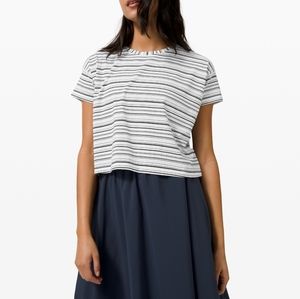 Striped Lululemon Cates tee